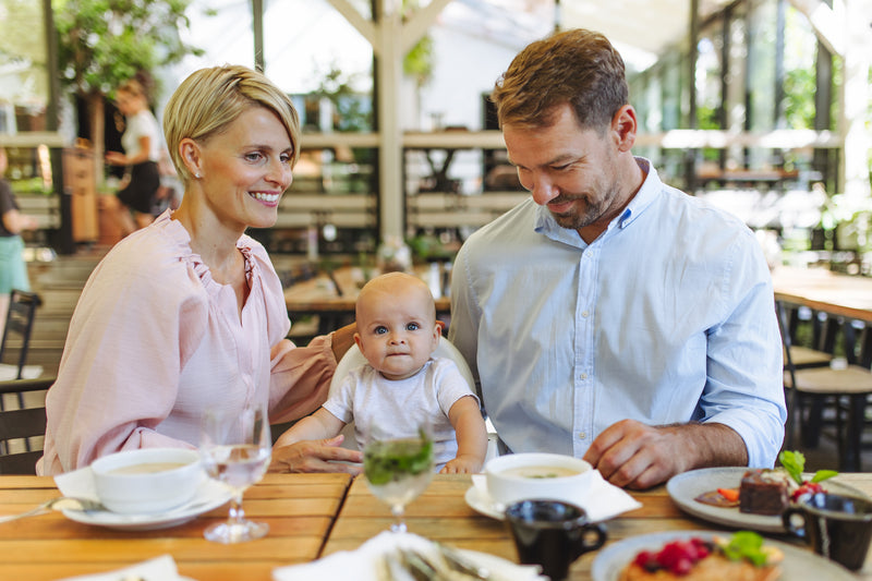 taking a baby to a restaurant