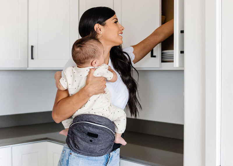 how to do chores with a baby