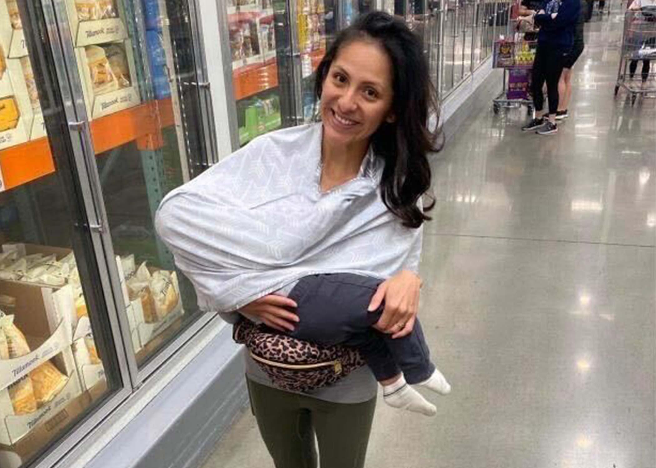 How to grocery shop with a newborn